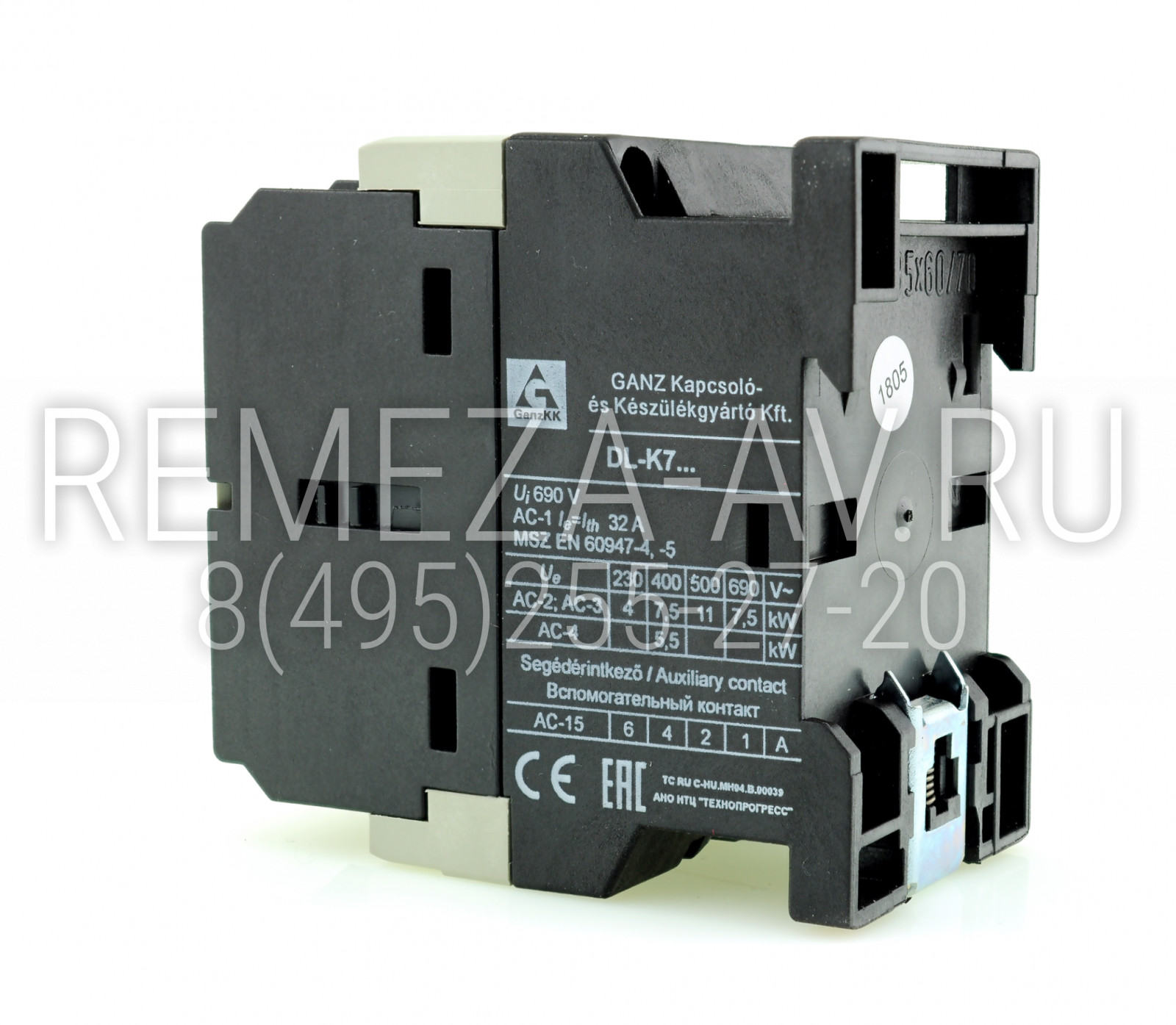 Магнитный контактор DL-K 7-10 24VАС 4726071025