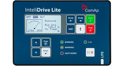 ПАНЕЛЬ УПРАВЛЕНИЯ InteliDrive